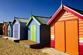 Avstralija - Brighton beach - hiške
