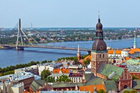 Latvija-Riga-panoramski pogled