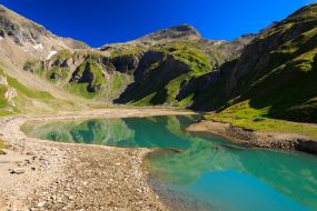 Avstrija - Grossglockner, ledeniško jezero