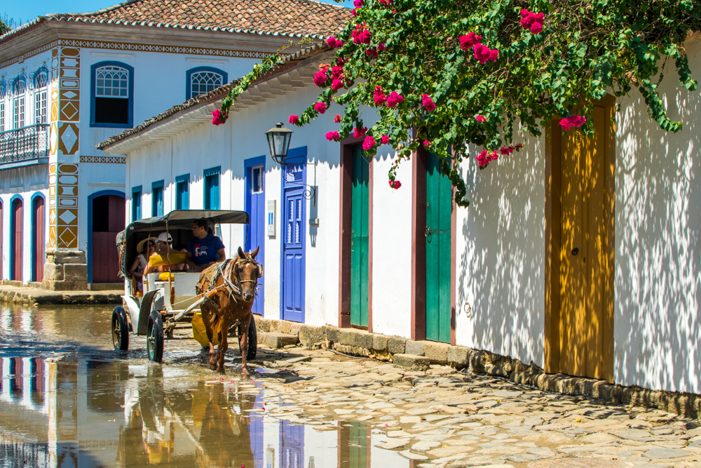 Tudi kočija je prevozno sredstvo v malih mestih Brazilije.