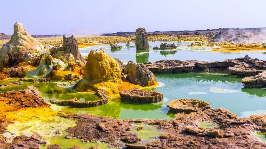 Etiopija-Danakil-jezero Dallol izviri