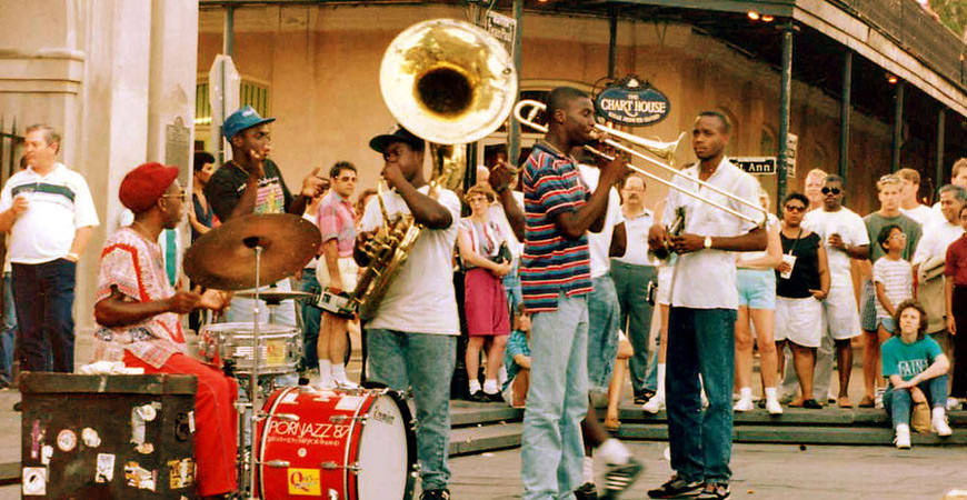 Amerika New Orleans glasba - Oskarjeva poletna Amerika