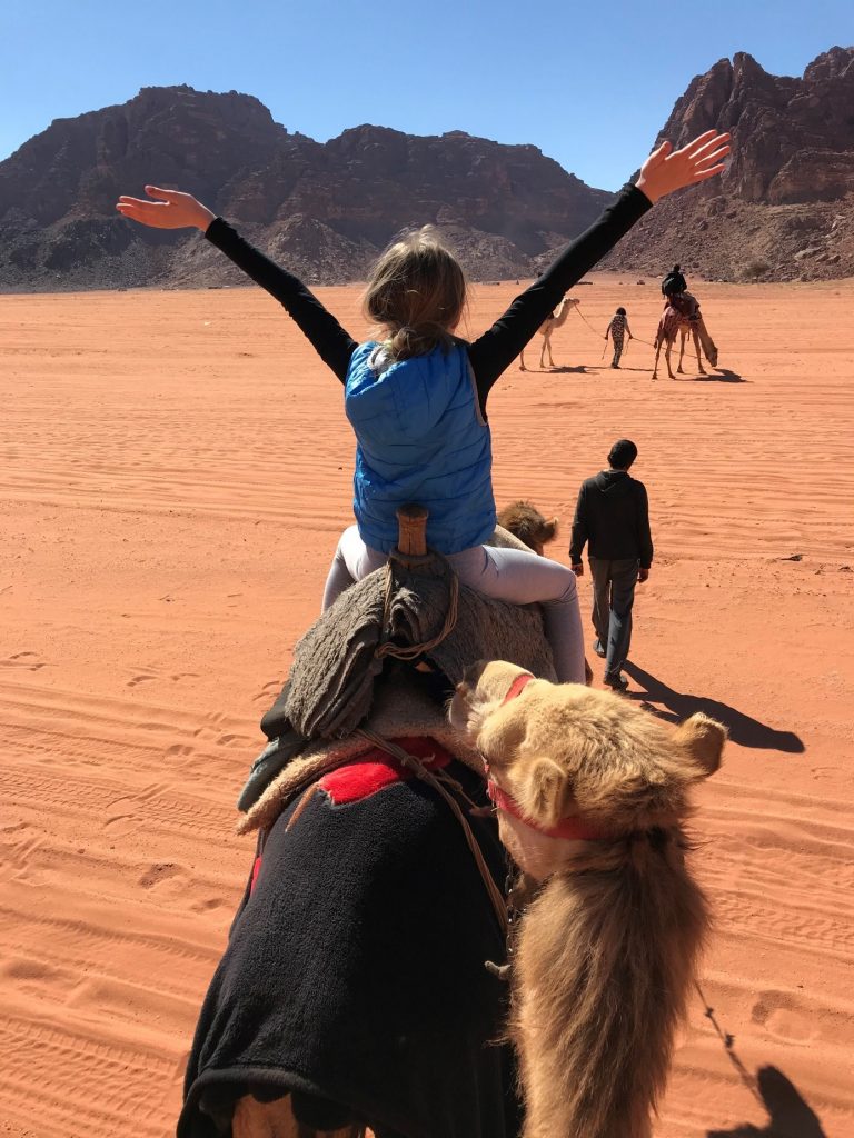 Jordanija-užitek na kameli