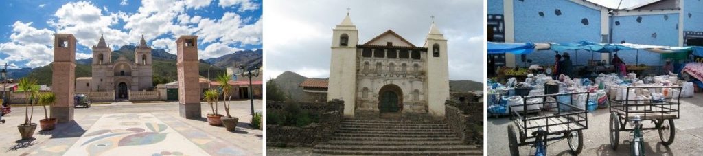 cerkev / Tempelj Santiago Apostol de Caporaque / mestna tržnica