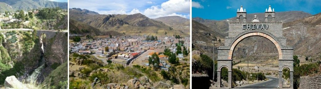 Inkov most v bližini mesta Chivay