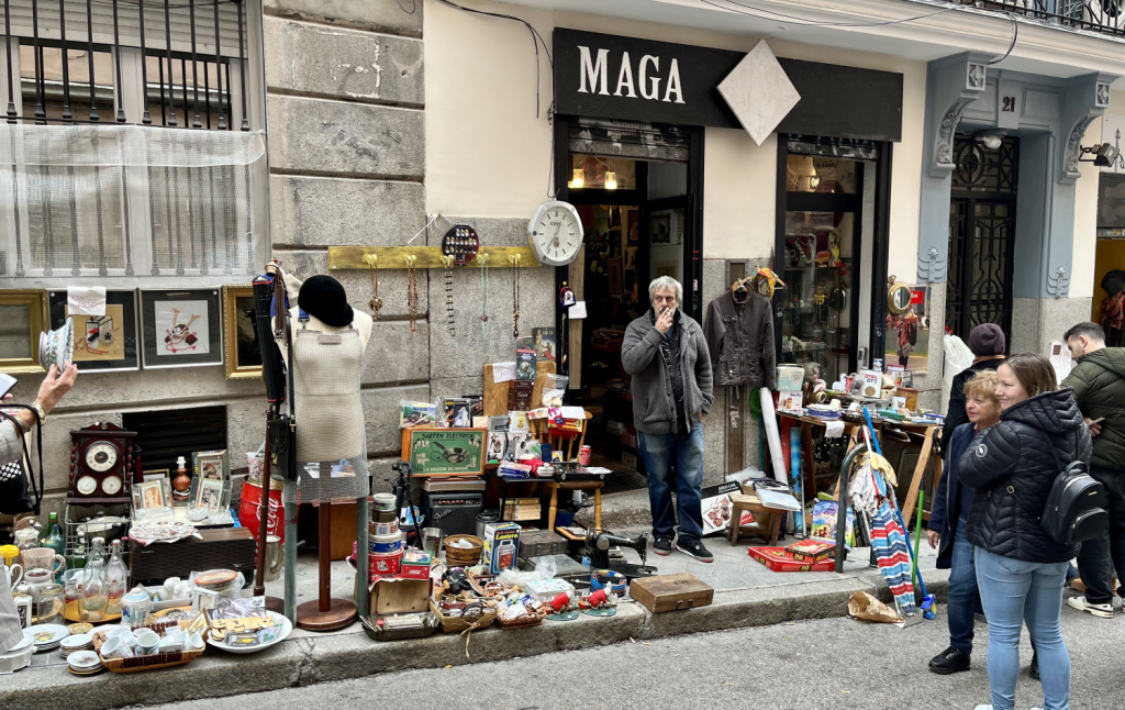 Bolšji sejem El Rastro v Madridu