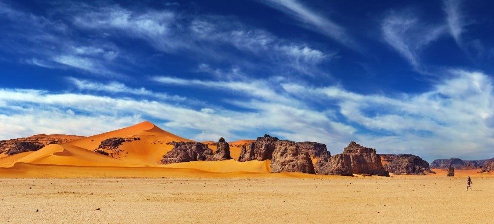 Alžirija - puščava