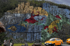 Prazgodovinki mural, Vinales, Kuba (Foto Alja Mravljak)