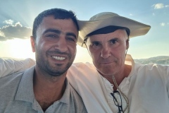 Vzhodna Turčija. Hasankeyf. Tigris. S prijateljema Četinom in soncem smo trije.✌️