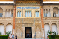 Andaluzija - Pročelje Alcazarja v slogu mudejar