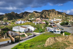 Andaluzija-Barrio de cuevas-četrt jamskih hišk-Guadix