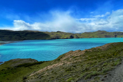 Čile - Torres del Paine - turkizno jezero