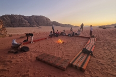 Rožna puščava Rum-pred večerjo