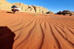 Rožna puščava Rum-vzorci sipine