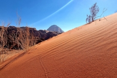 Rožna puščava Rum-vtis puščavske sipine