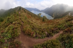 Azori - Osrednje kratersko jezero otoka Sao Miguel