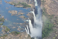 Eno zmed 3 najveličastnejših. Viktorijini slapovi. Zimbabwe.