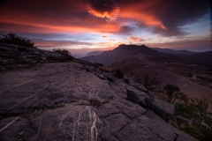 Oman - AlHajar - sončni vzhod