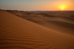 Oman - Wahiba_sončni zahod