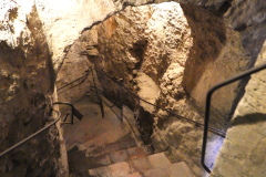 Ronda - strmo stopnišče v palači mavrskih kraljev