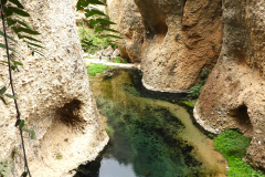 Ronda - vodno zajetje na koncu stopnišča Palače mavrskih kraljev