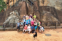 3. Nikjer nikogar, razen nas. Pri levjih šapah na Sigiriyi.