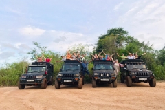 4. Prvi safari, DONE! Videli več kot 15 slonov.