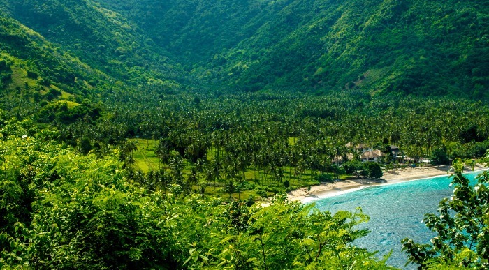 Skriti zaliv na otoku Lombok.