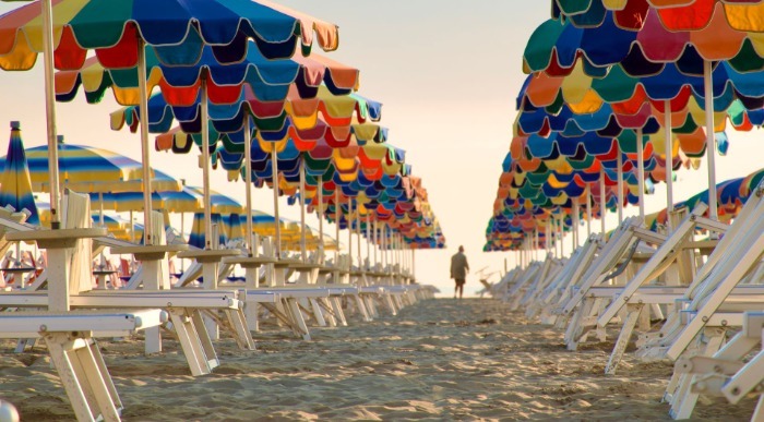 Italija- Rimini - plaža