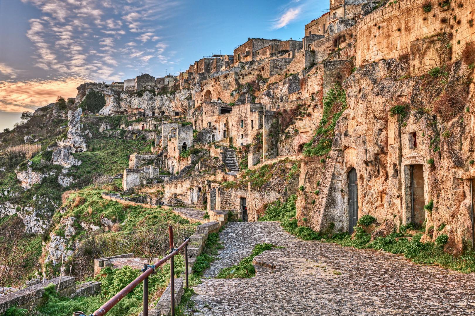 Mesto izklesano v skalo, Matera.