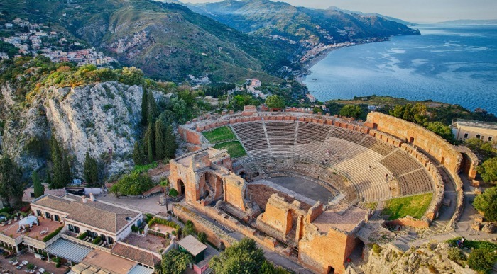 Sicilija - Taormina - staro gledališče spremenjena velikost