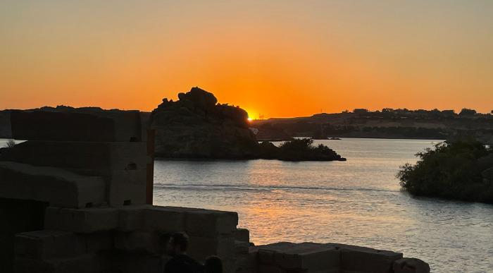 sončni zahod na Nilu_Blanka Kovačič