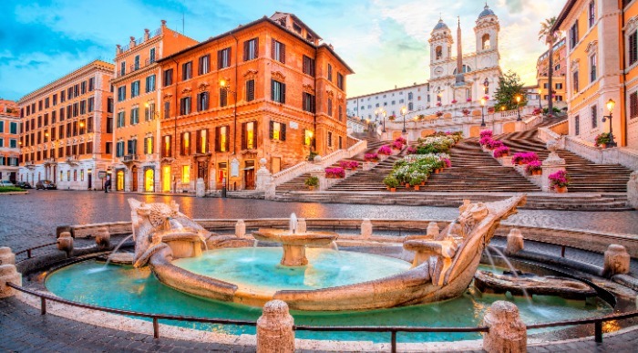Spanish steps in Rome