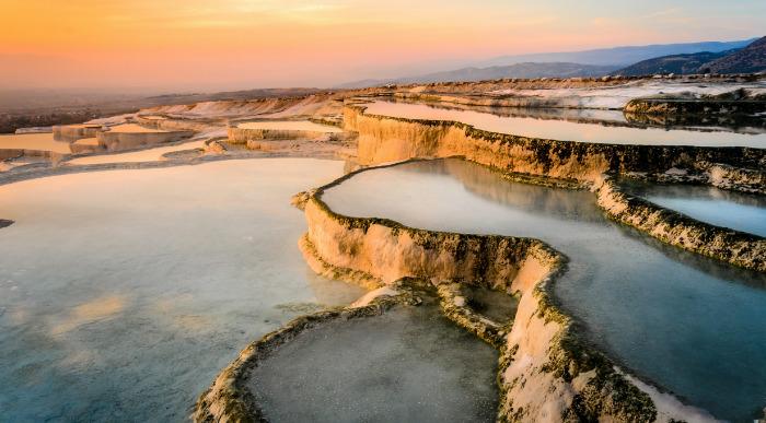 Turčija-Pamukkale sončni zahod