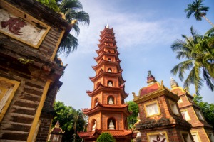Vietnam-Hanoi-TranQuoc tempelj