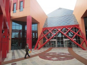 V čakanju na avtobus - trgovinska zbornica v Bursi.