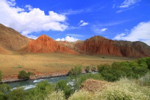 Slikovita kirgiška pokrajina