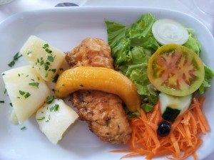 Madeira-Espada com banana