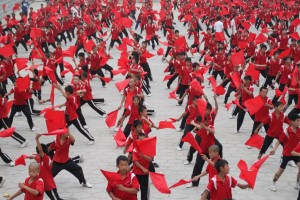 Kitajska, popoldanska vadba šaolinov 