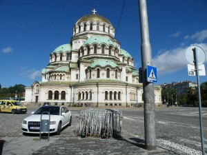 Mogočna katedrala Aleksandra Nevskega v Sofiji