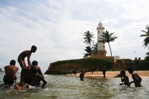 Galle, kopanje pod svetilnikom