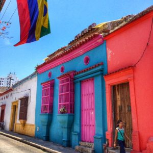 Kolumbija-Cartagena-ulica