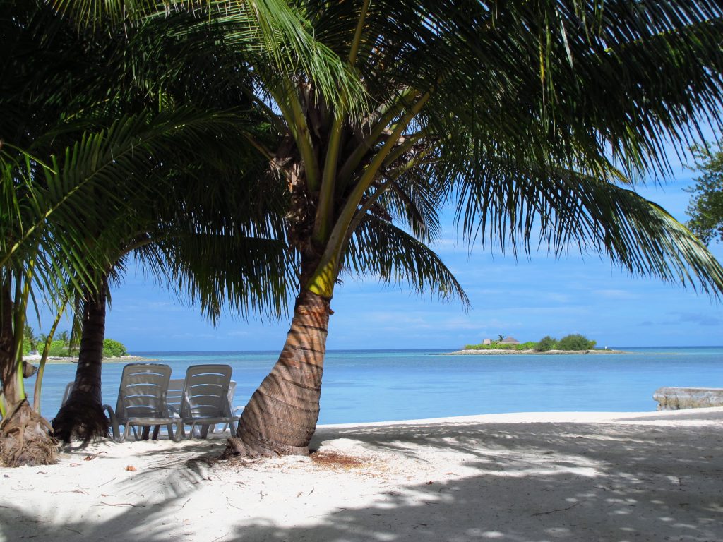 Maldivi - pogled iz plaže