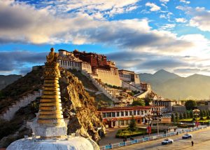 Tibet-palača Potala-Od Katmanduja do Lhase